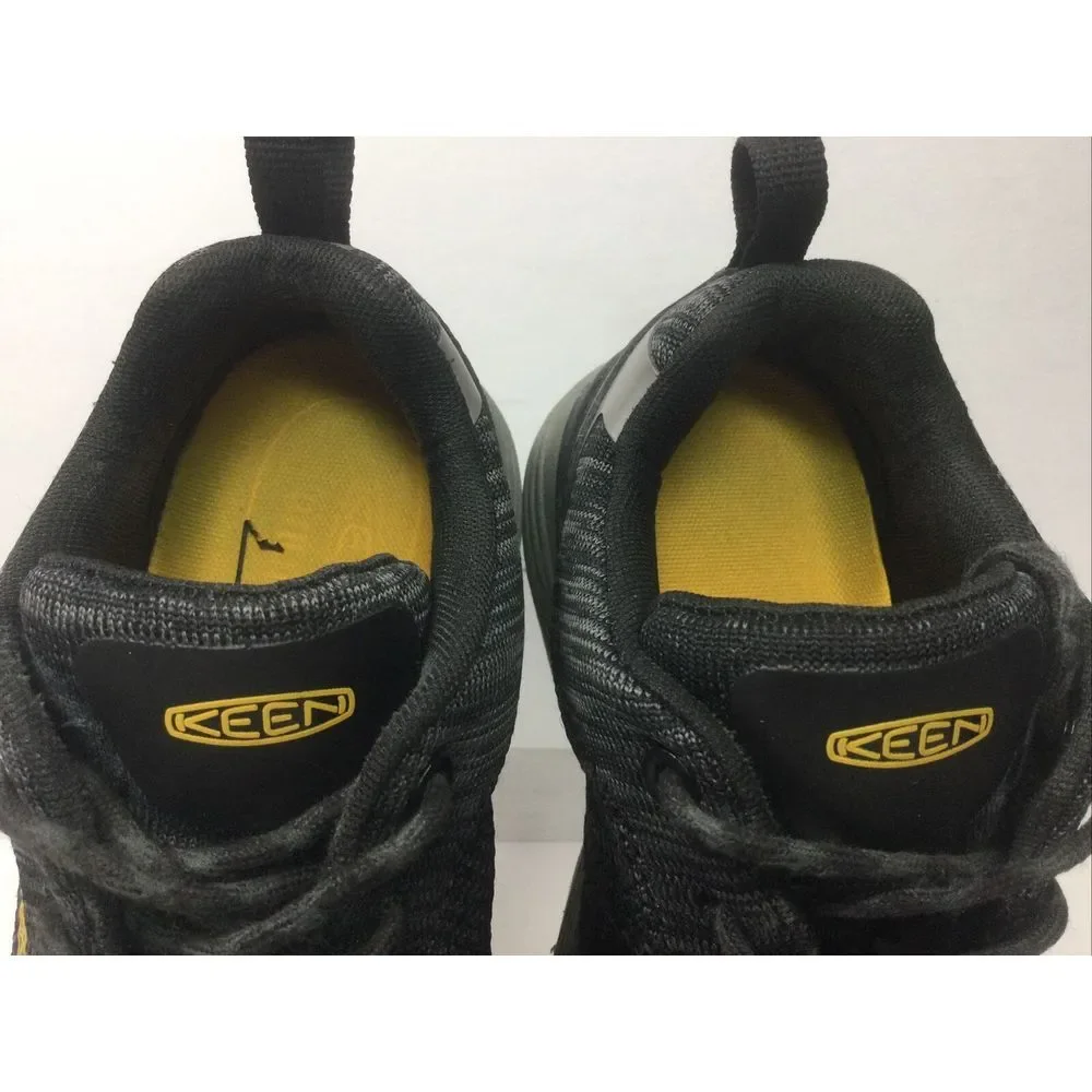 Keen Womens ESD Utility Work‎ Shoes Size 7W Black Gray Safety Toe Sneakers